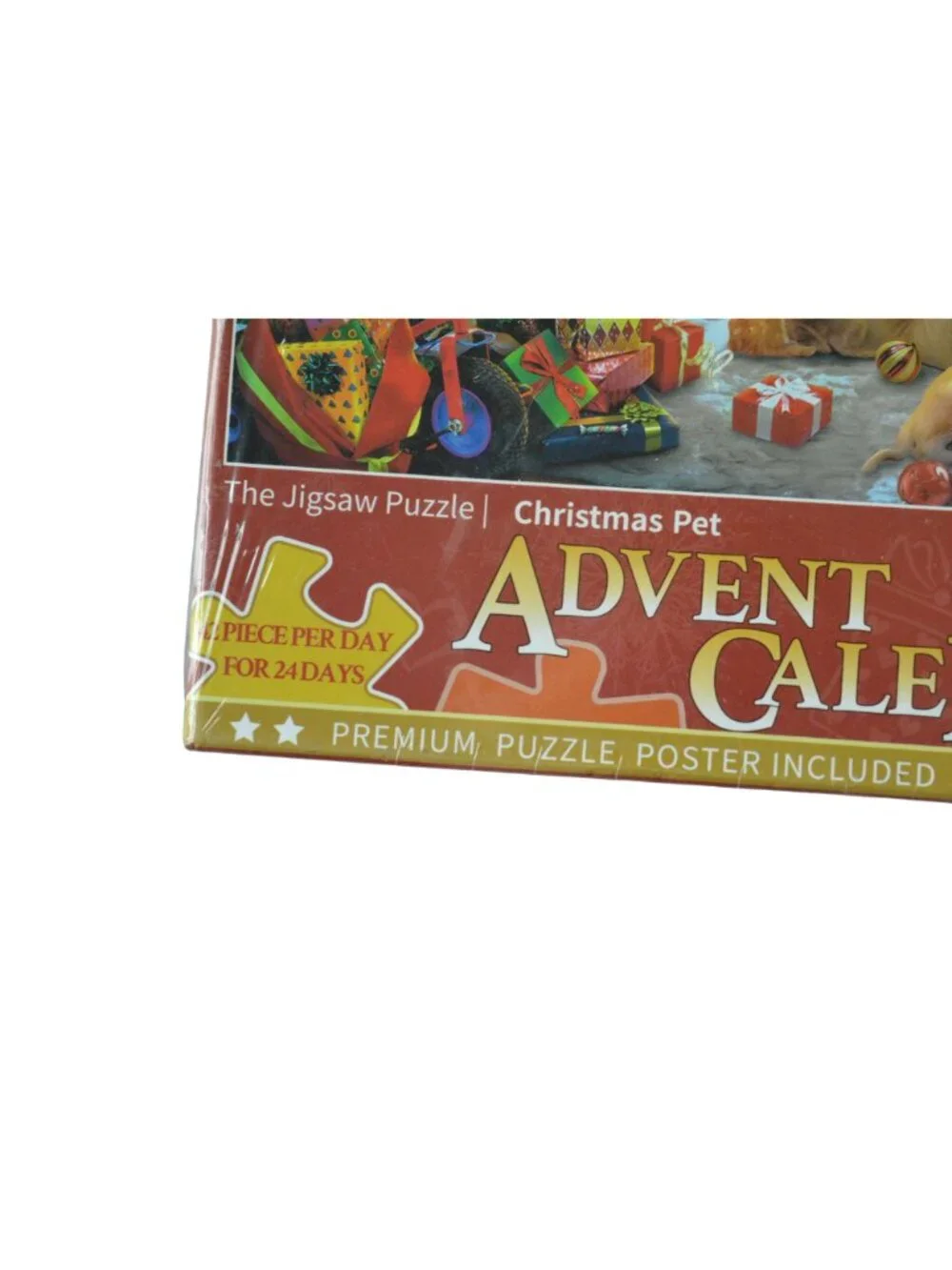 The Jigsaw Puzzle Advent Calendar 1008-Piece Christmas Pet Premium Set Holiday G